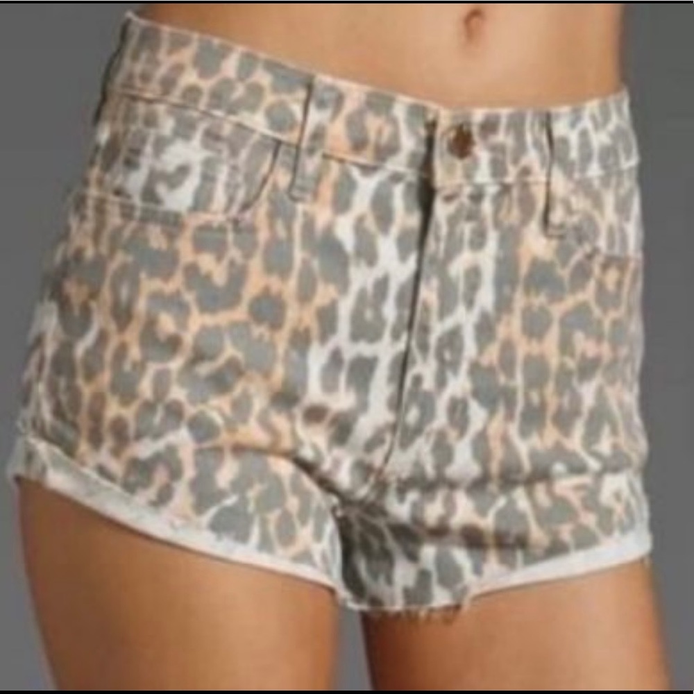 Joe’s Jeans Leopard Shorts